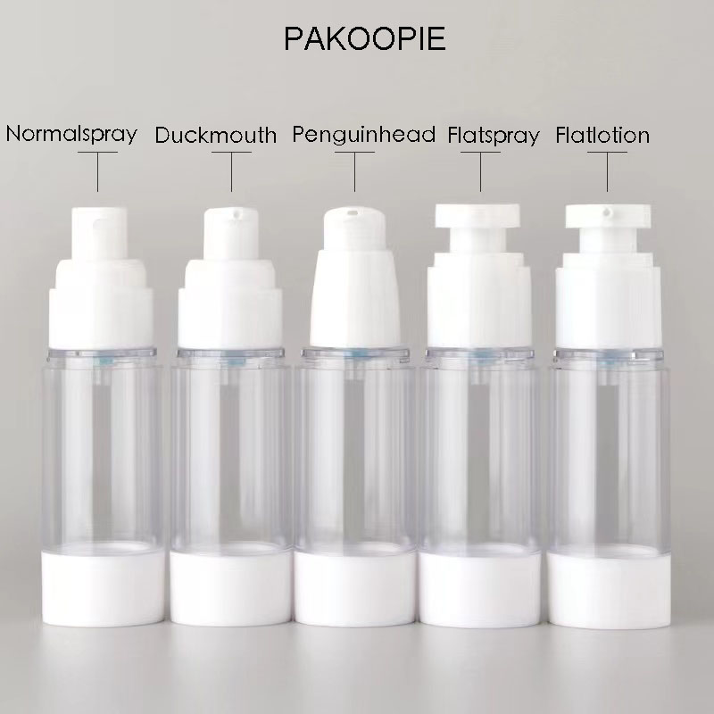 Vacuum Spray Lotion Bottle Travel Sub-bottling Cosmetics Container 15ml 30ml 50ml 80ml 100ml
